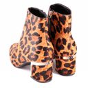 DKNY  Cow Fur Leopard Print Corrie Ankle Boot Photo 2