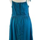 Lane Bryant  Plus Size 18 Crochet Front Sun Dress Teal Bohemian Minimalist Flirty Photo 1