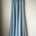 Petal and Pup  Flourish Light Blue Bridesmaid Maxi Dress L Photo 10