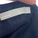 Vince  Deep V-Neck Sweater Dress Navy coastal blue Size Large Cashmere Wool Photo 4