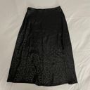 ZARA Black Animal Print Skirt Photo 2