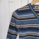 Cabela's Cabela’s Sweater Blue Tan Stripes Size S Photo 1