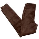 L'Academie  Brown Suede Leather Pants Size SMALL Tapered Designer Revolve NEW Photo 6