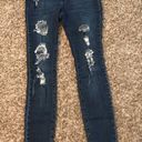 Bullhead Black distressed blue denim legging skinny jeans Photo 1