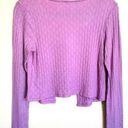 Self Esteem  lavender cardigan dual front ties long sleeve size L NWT! Photo 3