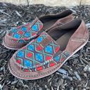 Ariat  Cruiser Shoe - Saddle Tan Suede/Aztec Print 10019890 Size 8B Photo 5