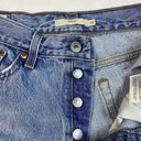 Levi's  Premium Wedgie Straight High Rise Distressed Jeans Size 28"x28" Button Photo 1