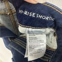 American Eagle NWT  High Rise Jeans Shorts Super Stretch Womens 8 Blue Photo 5