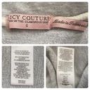 Juicy Couture Vintage Y2K Juicy Gray Down Dog Couture Floral Peace Sign Collared Shrug Size S Photo 8