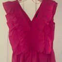 Ruffle Boutique Top Pink Size M Photo 0