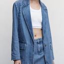 Mango Denim Blazer Photo 0