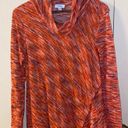 The Great  Northwest Indigo Cowl Neck Lightweight Knit Spacedye Tunic - size XL Photo 0