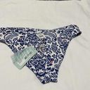 Luli Fama  Naughty Girl Blue/White Full Bikini Bottom Sz M Medium NWT Photo 8