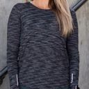 Zyia  NWT Split Back Long Sleeve Athletic Workout
Top: Charcoal Grey Spacedye XS‎ Photo 0