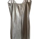 Blanc  Reflective Silver Mini Dress Small Club‎ Rave Taylor Swift Beyoncee Photo 1