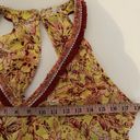 Poupette St. Barth  Agathe Printed Halter Neck Mini Dress Yellow Size XS Photo 10