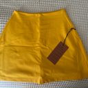 Girlfriend Collective Sport Skort In Yellow Photo 3