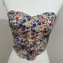 LA Hearts  Pacsun Floral Corset crop top size small Photo 1