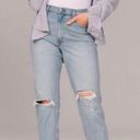 Abercrombie & Fitch ‘The mom high rise jean, distressed light wash size 26 / 2R Photo 9