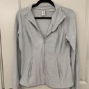 Workout Zip Up Jacket Gray Size M Photo 1