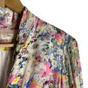 Rococo  Sand Floral Print Long Sleeve Wrap Mini Dress Size Medium Photo 6