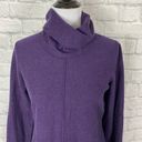 Calvin Klein Jeans women L Longsleeve pullover turtleneck sweater purple Photo 2