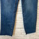 Seven 7 Jeans Women’s size 4 Medium Wash Straight Leg Distressed Bottom Photo 6