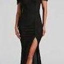 Windsor Black Glitter Formal Dress Photo 0