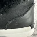 Olukai  Womens Malua Hulu Boots Size 7 Black Suede Shearing Lined Photo 1