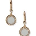 DKNY  Pave & Color Inlay Halo Drop Earrings in Gold-Tone MSRP $32 NWT Photo 0