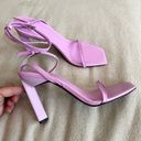 Marc Fisher Arthur Ankle Strap High Heel Sandal Patent Leather Size 7 Purple Photo 5