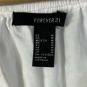 Forever 21  White Milkmaid Cropped Tie Back Long Sleeve Top M Photo 3