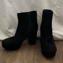 Lulus Lulu Black Suede Booties Photo 2