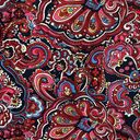 Talbots  Knee Length Paisley Skirt Womens Sz Large Elastic Waist Pull On Red Blue Photo 1