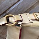 Dooney & Bourke  east west zip satchel leather ivory handbag Photo 2