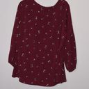 Dress Barn  1x martini blouse shirt cranberry red Photo 1