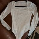 Abercrombie & Fitch Square Neck Long Sleeve Bodysuit Photo 2