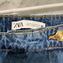 ZARA Size Small Asymmetrical Raw Edge Skort Photo 2