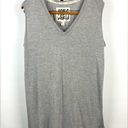 Peace Love World  Gray Mia V-Neck Sleeveless 100% Modal Tank Top Photo 0