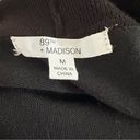 89th and Madison  Black Shawl Collar Open Cardigan Photo 8