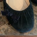 Preview International Women’s Size 8 Nordstrom  Black Suede Ballet Flats with Bow Photo 1