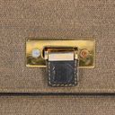 Fendi Authentic Vintage  Oatmeal Coated Canvas Logo Top Handle Handbag Photo 6