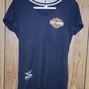 Harley Davidson  Daytona Beach V Neck Short Sleeve Size M with logos and … Photo 0