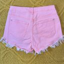 Inc international I.N.C. International Concepts Size 4/27 Pink Frayed Jean Shorts Photo 6