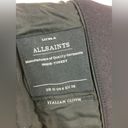 All Saints Zaskia Pea Coat Navy Wool Black Leather
Sleeves Double Breasted Photo 3