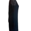 Laundry by Shelli Segal  Black Lace Cocktail Size 6 Sheath Bell Sleeves Classic Photo 1