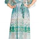 City Chic NEW  Istanbul Rhinestone Luxe Blue Maxi Dress Size 14 Photo 0