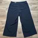 Lane Bryant  The Lena Soft Twill Navy Blue Wide Leg Crop Trouser Size 18 Short Photo 1