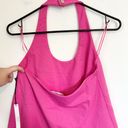 Susana Monaco NWT  Hot Pink Halter Top - Size Medium Photo 4