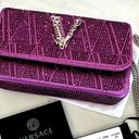 Versace  Mini Medusa Monogram Crystal Embellished Satin Shoulder Bag Photo 8